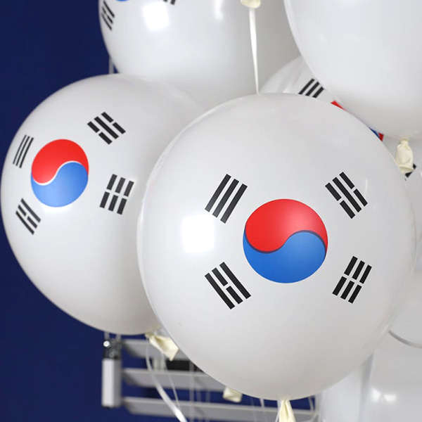 [스쿨피아] 태극기 풍선 + 풍선컵 스틱 10세트 응원도구 만들기 재료 - 상세 이미지 2