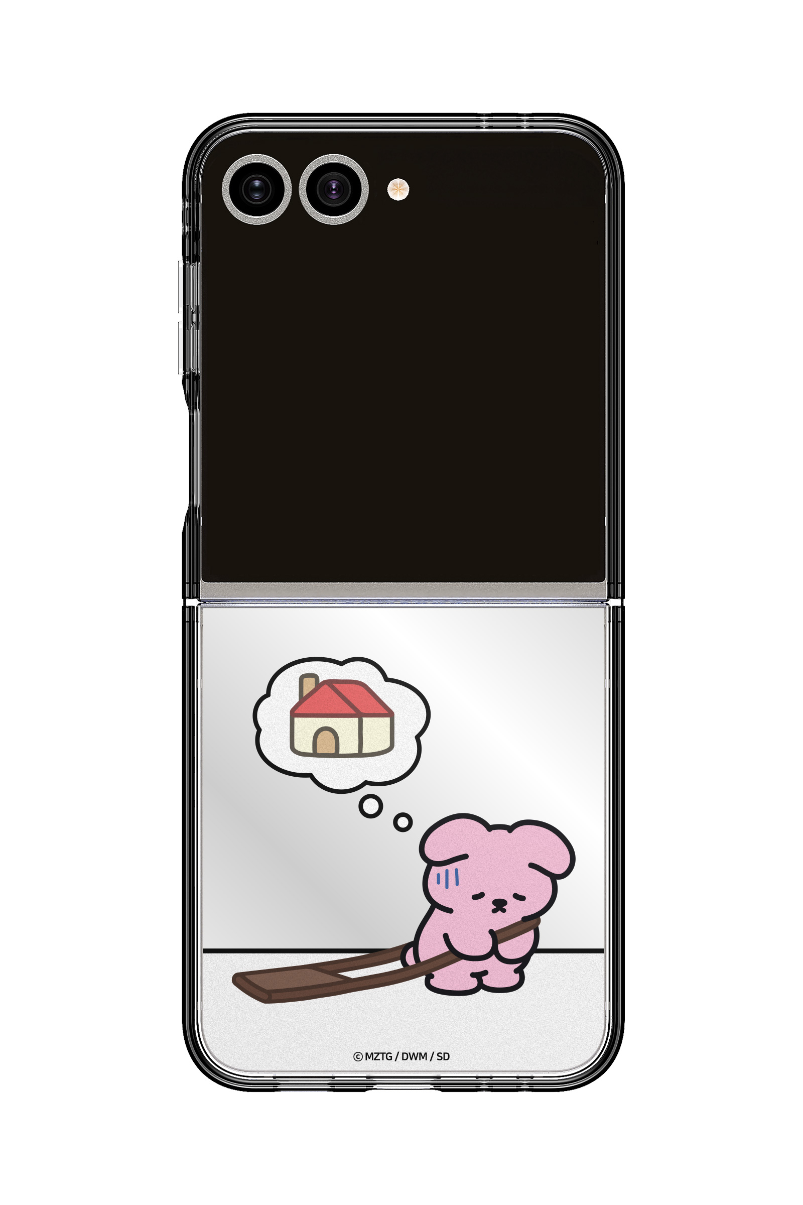 무직타이거 집에 갈래 띠부띠부미러스킨 갤럭시/아이폰 케이스 부착용스킨 VC462 이미지 6