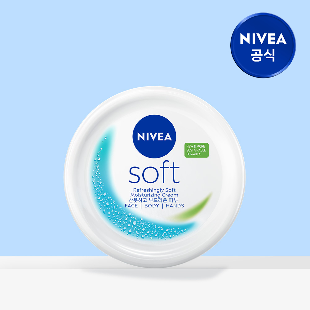 니베아 소프트 리프레싱 모이스춰라이징 크림 200ml, 1개 - 상품 이미지