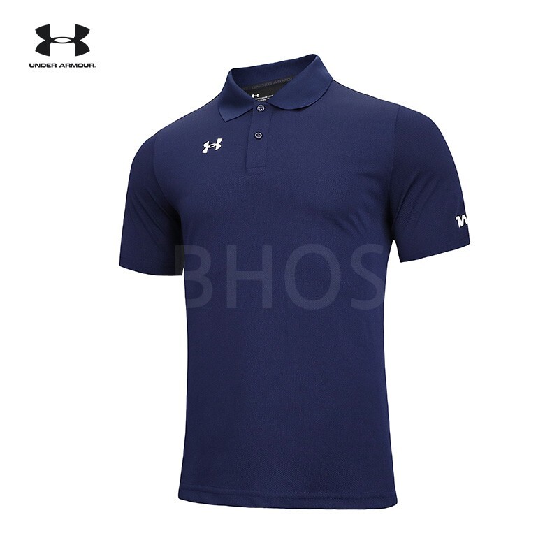 언더아머 블루 남성 POLO