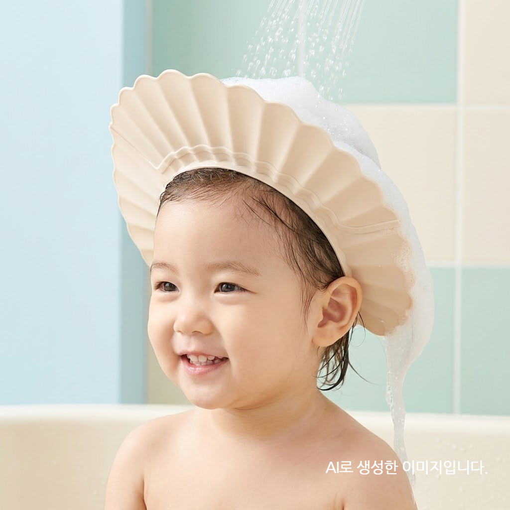 리틀그립 유아용 샴푸캡 샤워캡 머리 감기기 - 상세 이미지 3