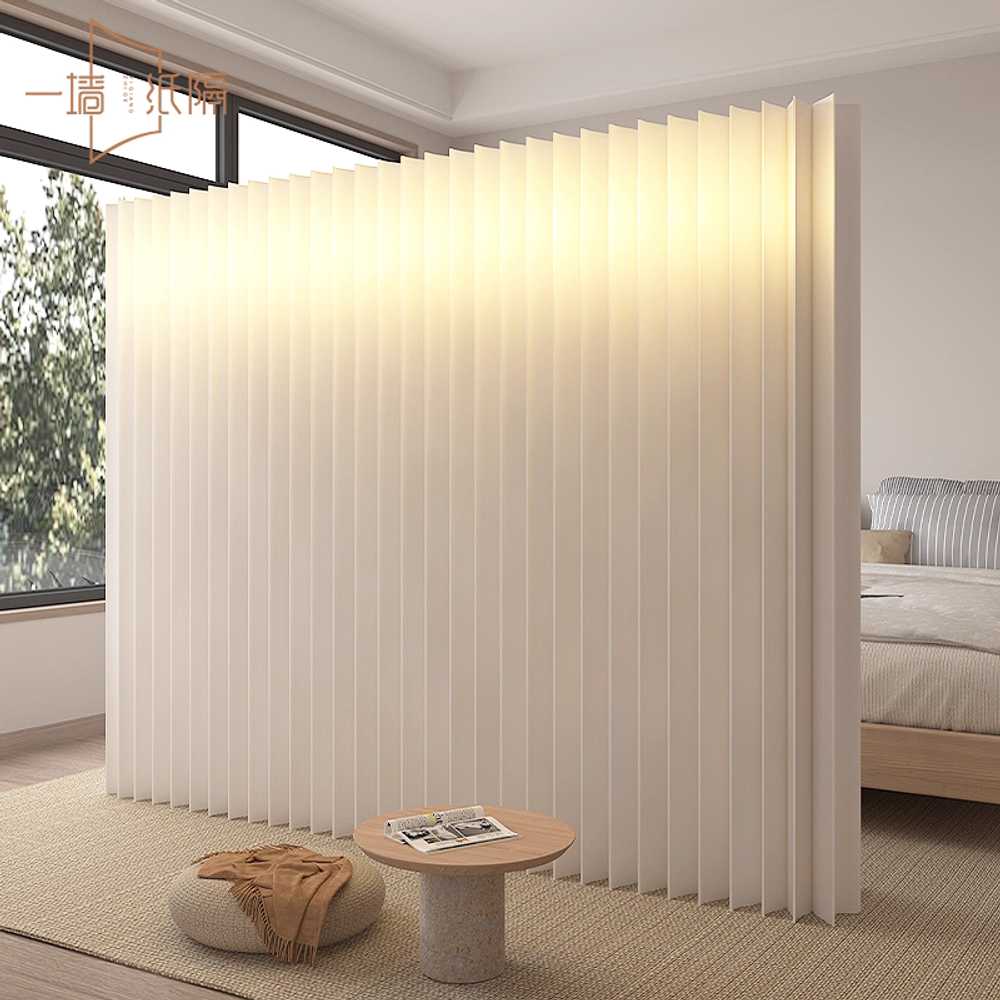 종이 가벽 파티션 전시장 인테리어 사무실 아코디언 200x160cm / LED 스트랩 - 상세 이미지 4