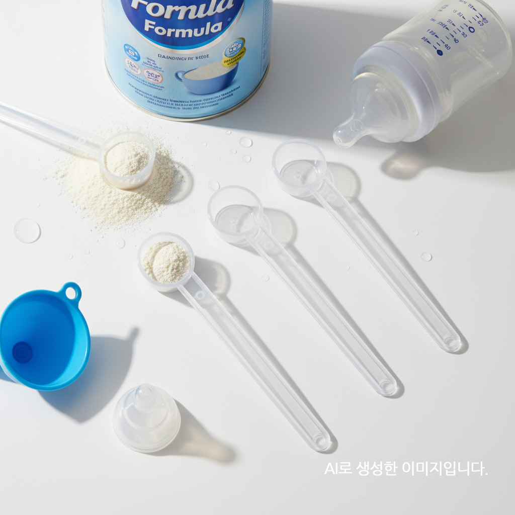 리틀그립 국산 다용도 아기 분유 스푼 20ml 4개입 - 상품 이미지