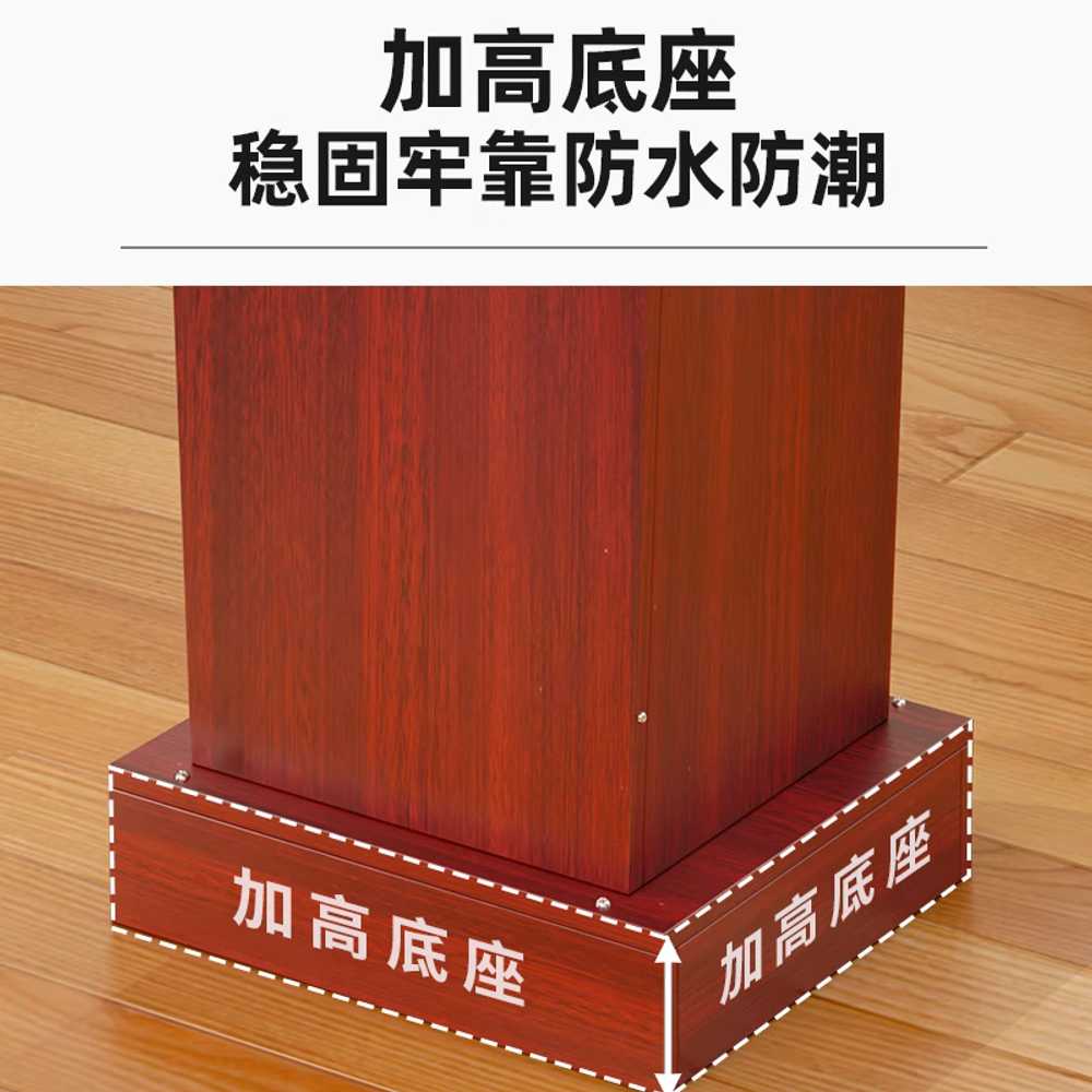 교탁 연단 강의대 회사 발표대 대형 발언대 교탁 목재 밝은 나무색 - 상세 이미지 5