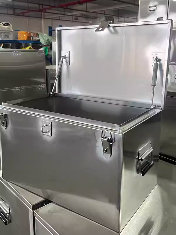 스테인리스 트럭 공구함 방수 포터 봉고 수납함 50x35x35 - 상세 이미지 5