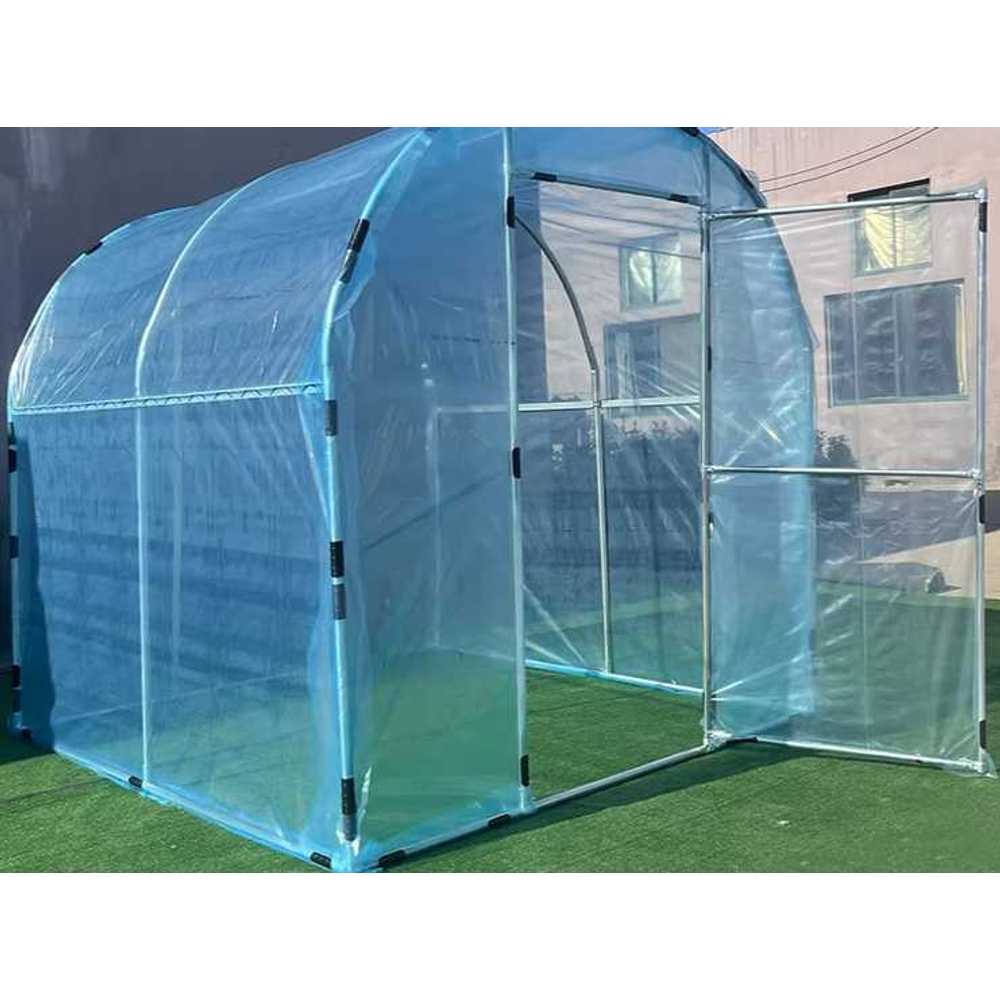 미니 조립식 비닐하우스 가정용 온실 농막 옥상 자재 2x2x2m - 상품 이미지