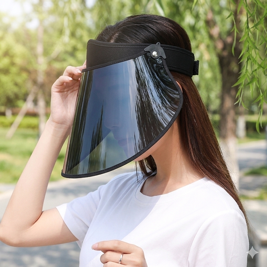360도 회전캡 UV 자외선 차단 썬캡 모자 - 상품 이미지