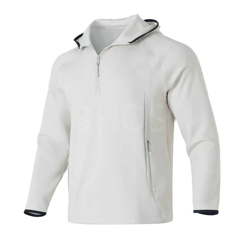 언더아머 UA Halo CW 1 Zip-WHT 화이트 남성