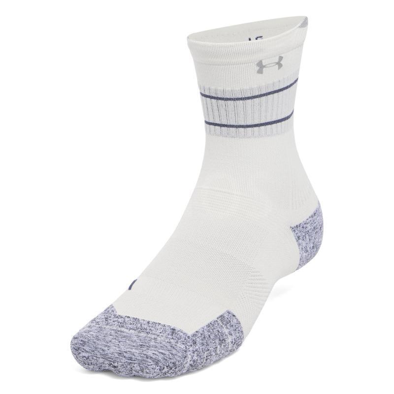 언더아머 UA AD Run Cushion 1pk 미드-WHT 남성