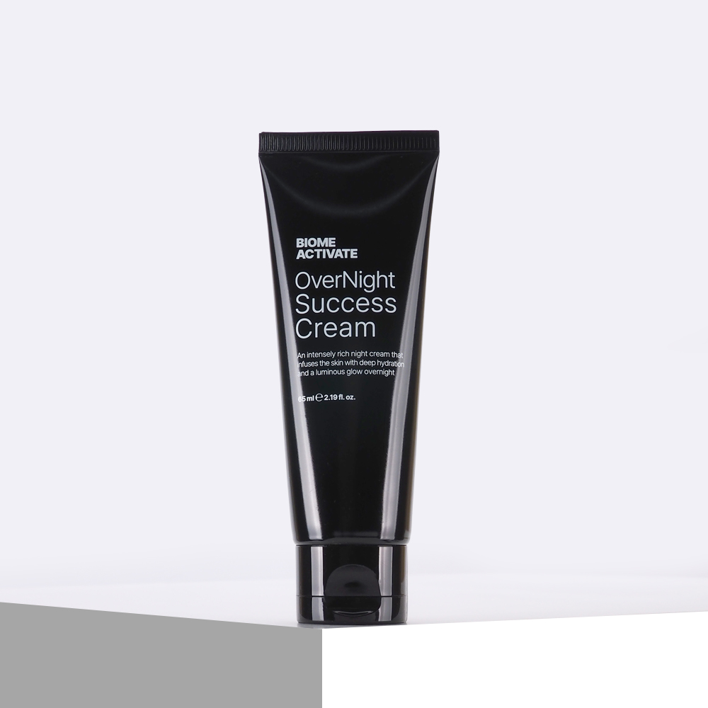 [바액] 오버나이트 석세스 크림 [65ml] 피부결 피부윤기 속건조케어 피부밀도 장벽케어 NAD NMN 올리브 새싹 세포오일 슬로우 에이징 케어 - 상품 이미지