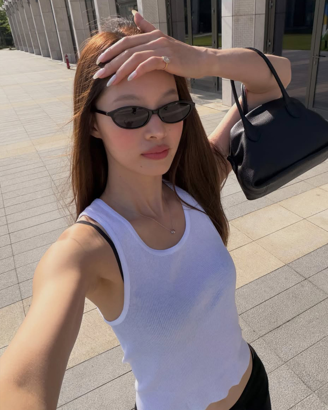 [N도착보장]쉬보크 줄루 ZULU  오벌 캣아이 긱시크 뿔테 앤 해서웨이 카일리제너선글라스 - 상세 이미지 3