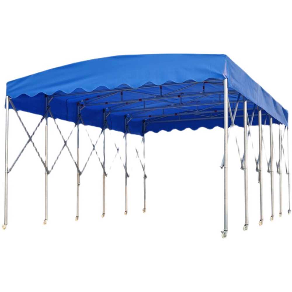 이동식 천막 자바라 공장 공사 대형 텐트 그늘막 행사 3x3m - 상세 이미지 3