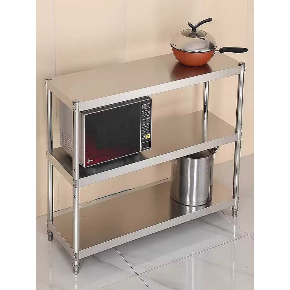 업소용 작업대 주방 조리대 테이블 스텐 선반 식당 3단x70cm 60cm40cm - 상세 이미지 4