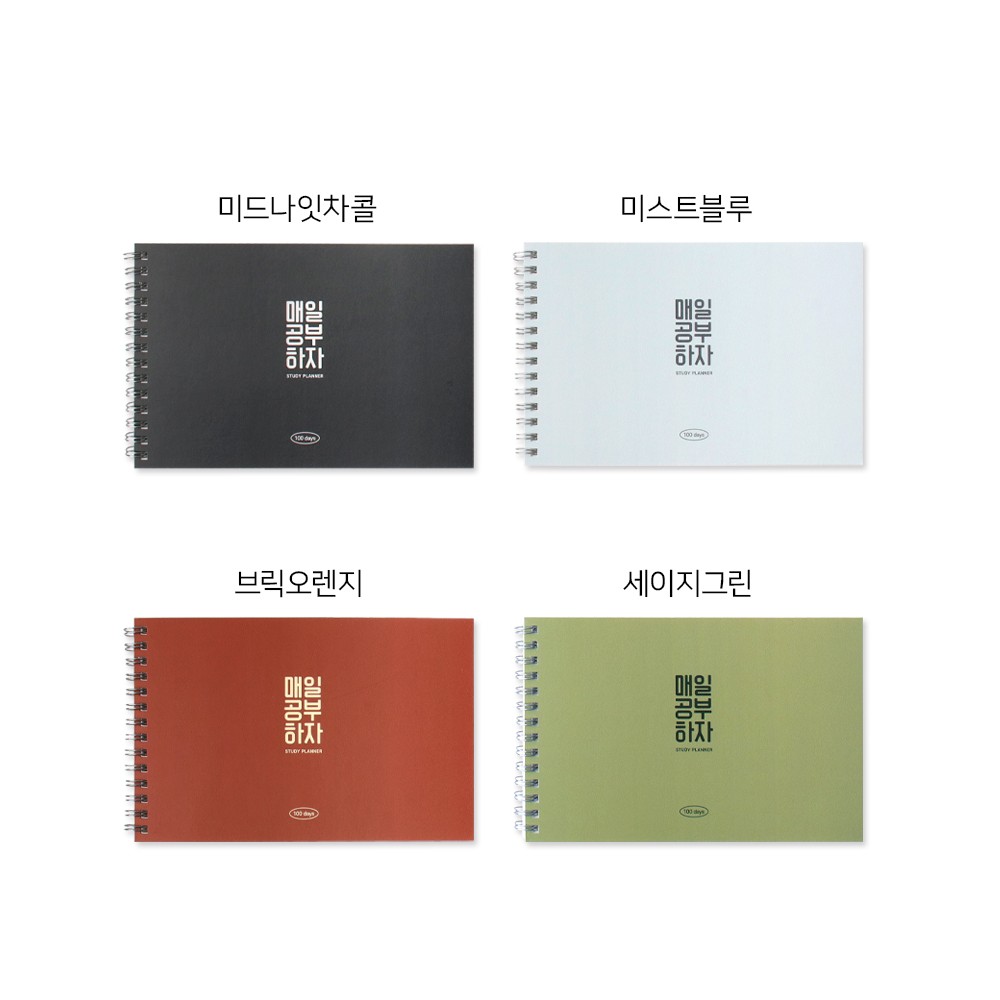 100일 스터디 플래너 수능 슬림 가로형 데일리 타임테이블 수험생 공시행 - 상세 이미지 3
