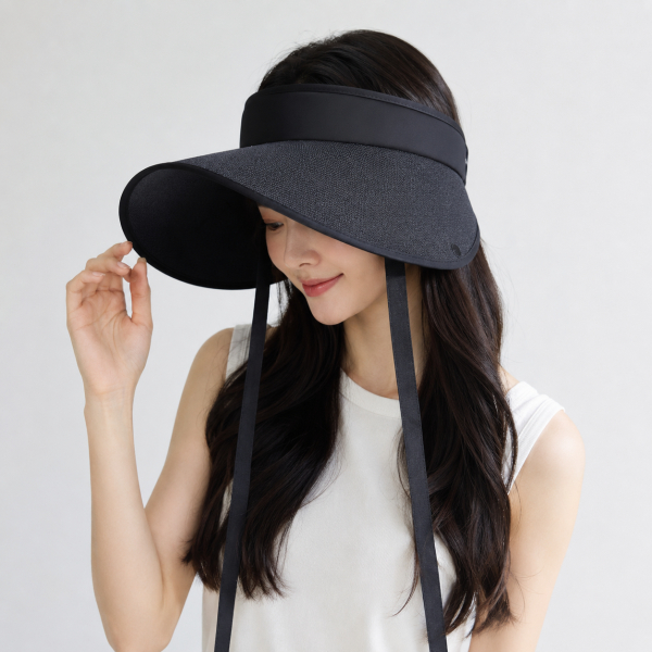 목가림 와이드 썬캡 여성 자외선차단 여름 모자 돌돌이 선캡 이미지 6