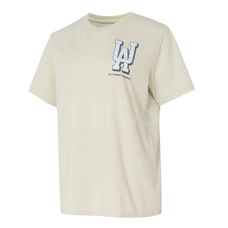언더아머 UA Collegiate LC OS SS 화이트 여성