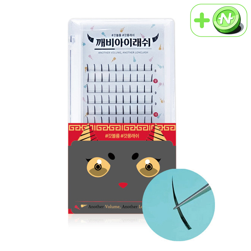 깨비아이 포인트 래쉬 속눈썹 (C컬) - 상품 이미지