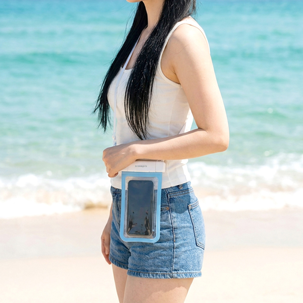 다이비프로 1초컷 퀵클립 스마트폰 핸드폰 방수팩 물놀이 원터치 오픈 - 상세 이미지 2