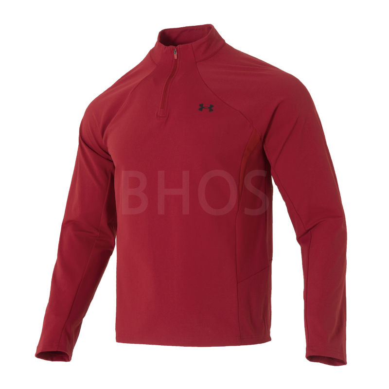 언더아머 APAC CNY 1 Zip LS 레드 남성