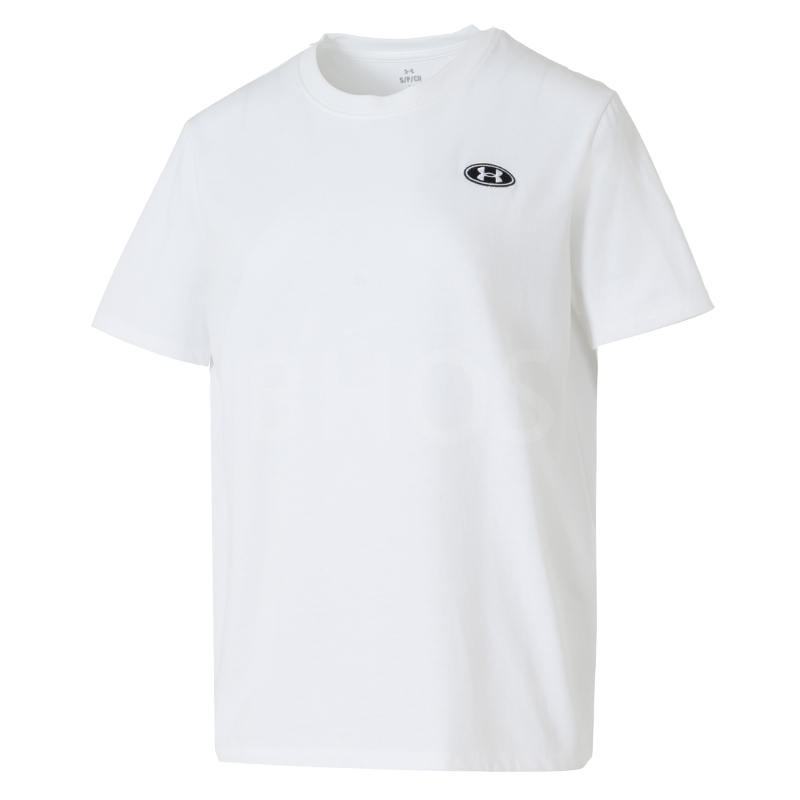 언더아머 UA HW Embroid Patch BFOS SS 화이트
