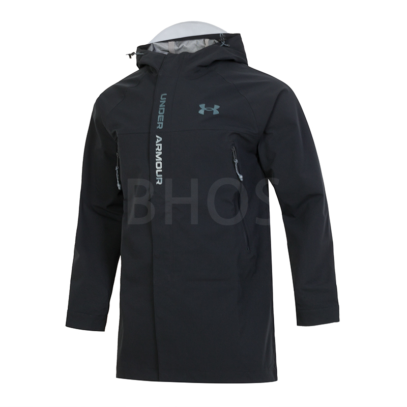 언더아머 UA STRMPRF 3-PLY BENCH COAT 블랙 남
