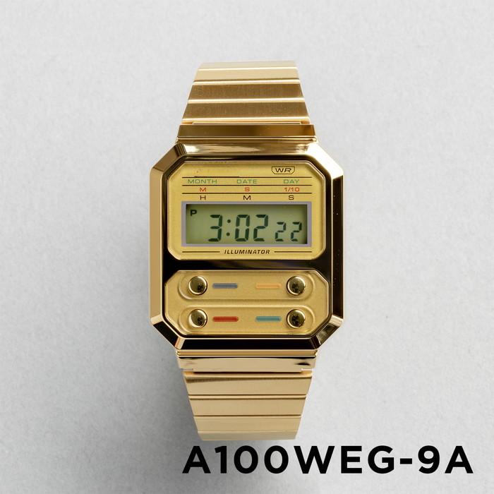 카시오 손목시계 남여공용 CASIO STANDARD 카시오스탠다드 A100WEG-9A - 상품 이미지