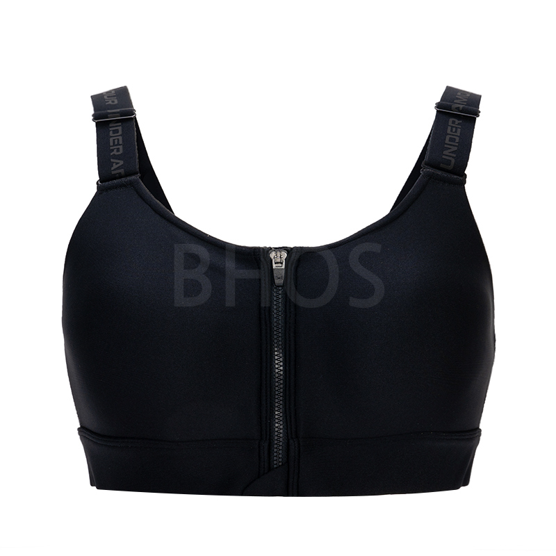 언더아머 UA Infinity 하이 Zip 2.0 Bra 블랙