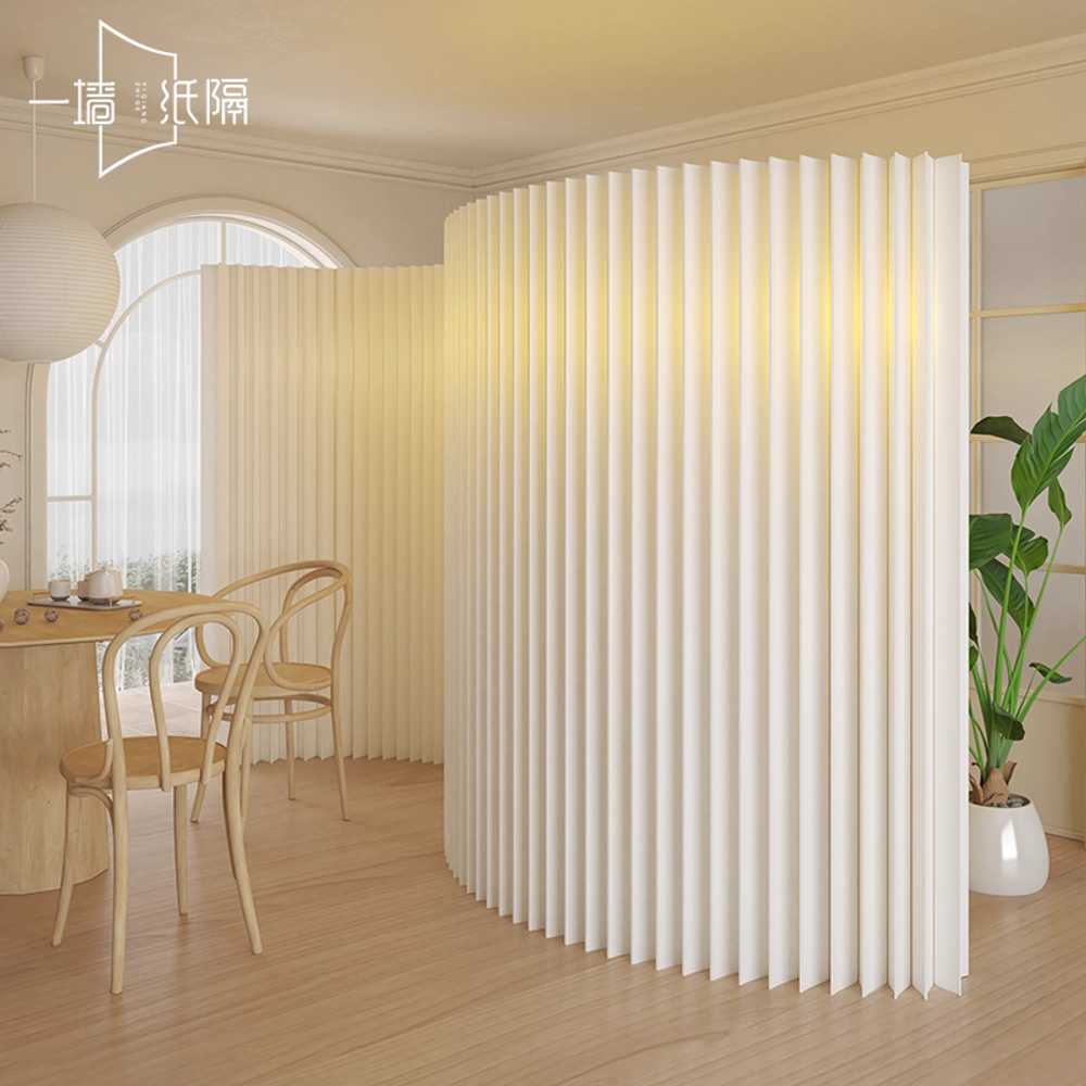 종이 가벽 파티션 전시장 인테리어 사무실 아코디언 200x160cm / LED 스트랩 - 상세 이미지 2
