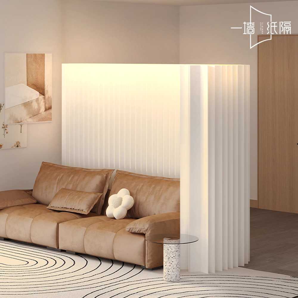 종이 가벽 파티션 전시장 인테리어 사무실 아코디언 200x160cm / LED 스트랩 - 상세 이미지 5
