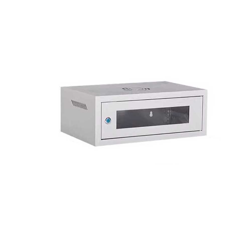 CCTV 케이스 보관함 커버 전산실 허브렉 수납 함체 화이트 4U 530x400x210 - 상품 이미지