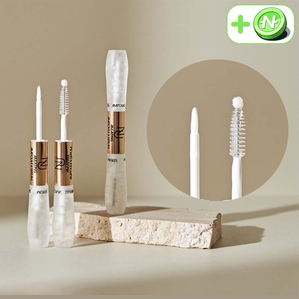 누누샵 어메이징 앰플+세럼 8ml+8ml 듀얼 브러쉬 속눈썹 영양제 - 상품 이미지