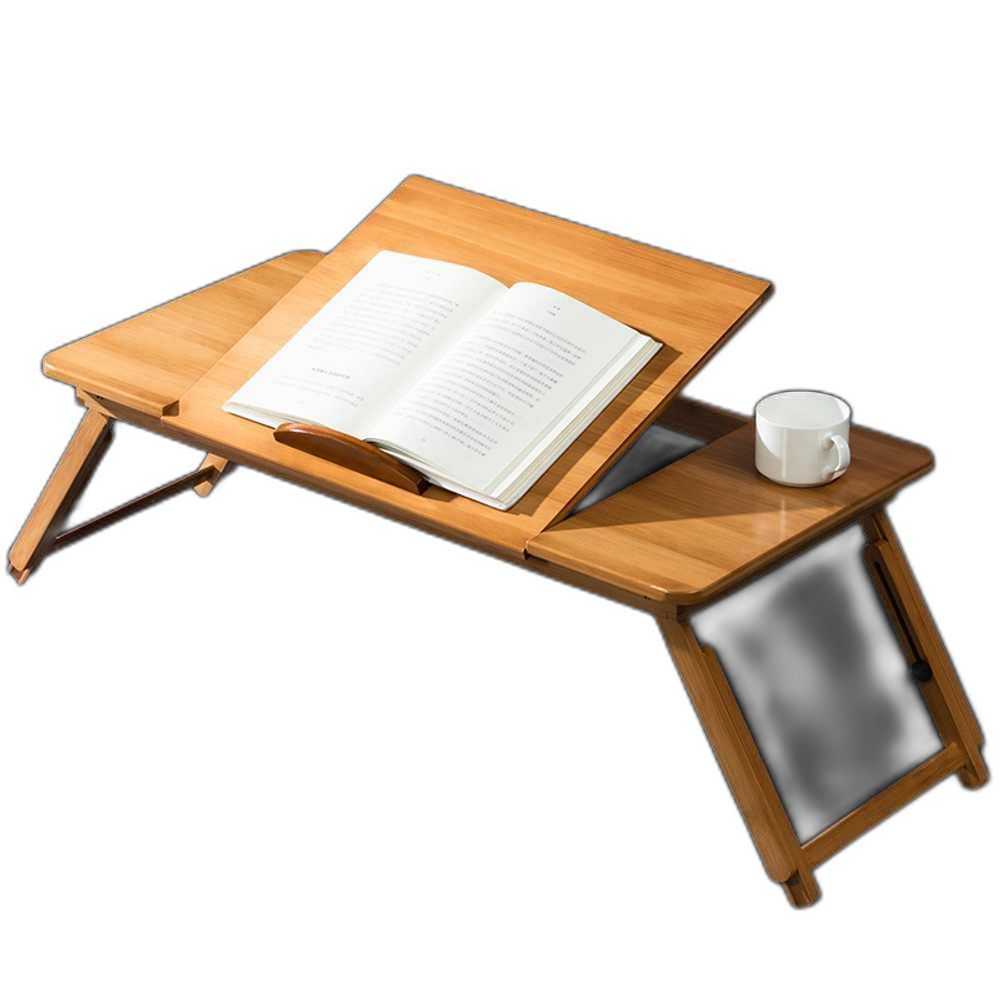 원목 접이식 테이블 우드식탁 폴딩 좌식 거실 원룸 56cm (원색) - 상품 이미지