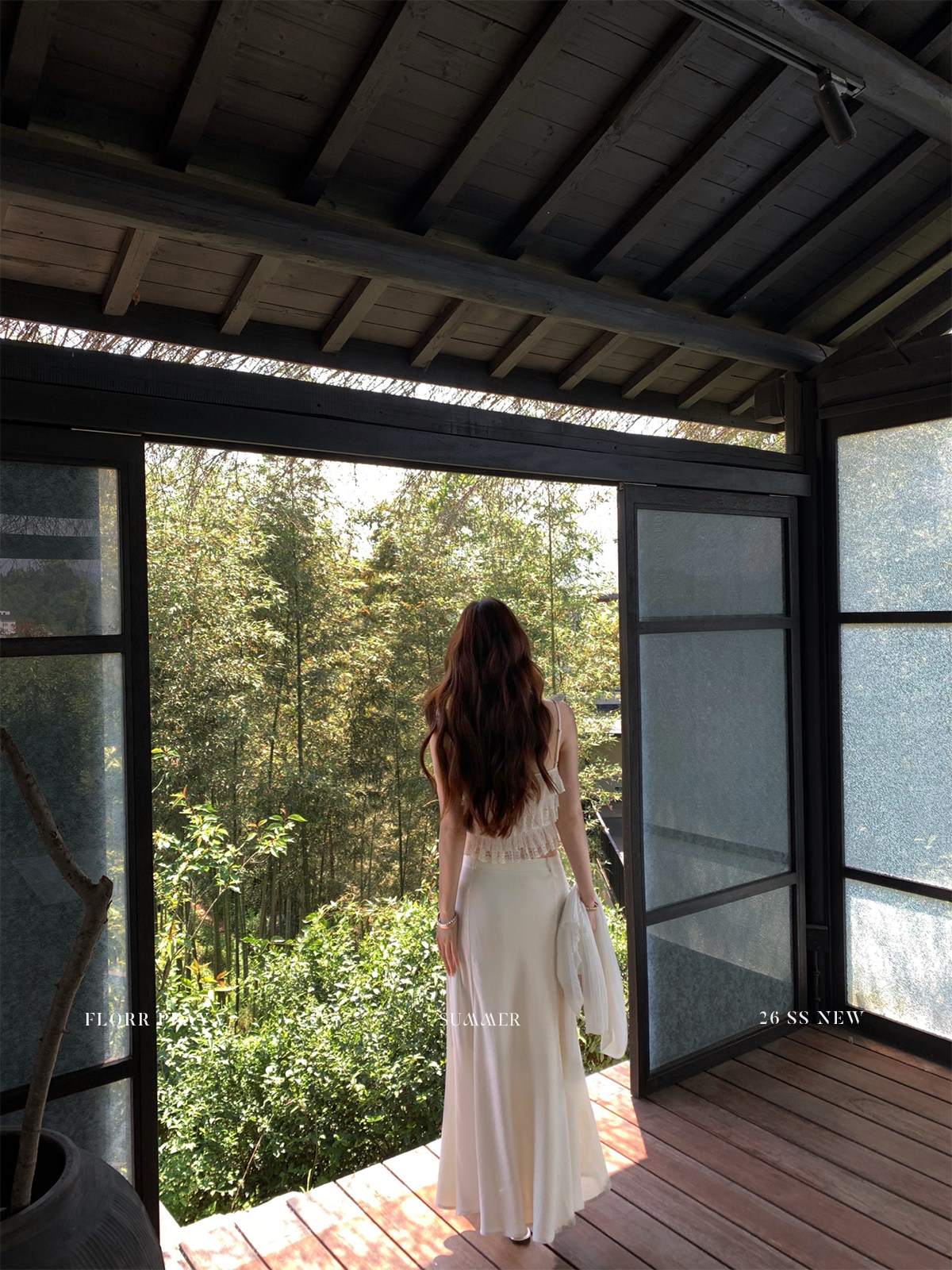 Florr 린넨 롱스커트 플레어 여성 여름 스커트 치마 이미지 6