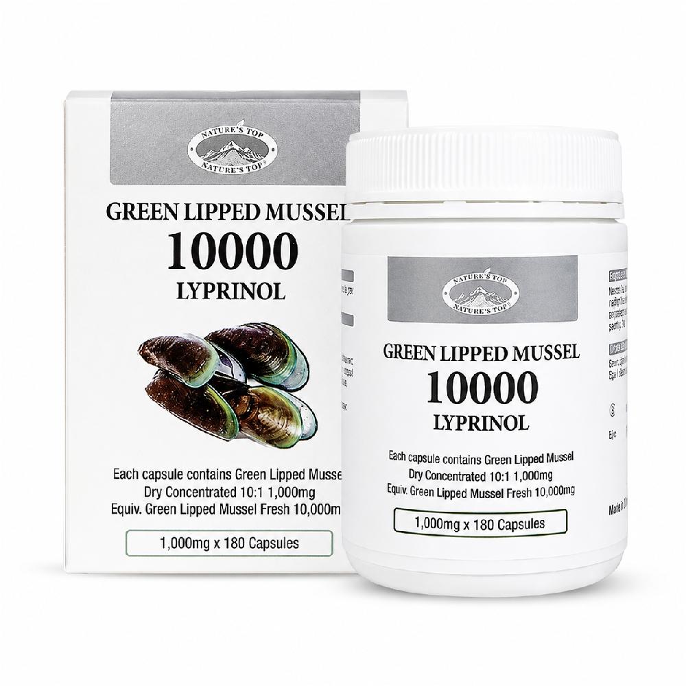 네이쳐스탑 호주 초록입홍합 10000mg 180캡슐 초록잎홍합 초록홍합 초록잎홍합 초록홍합 그린 - 상품 이미지