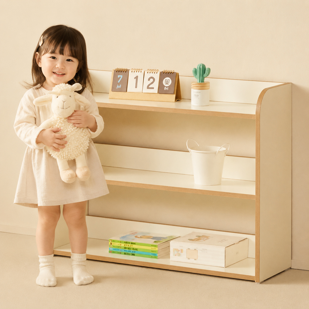 예다움 아기 3단 교구장 아이 유아교구장 - 상품 이미지