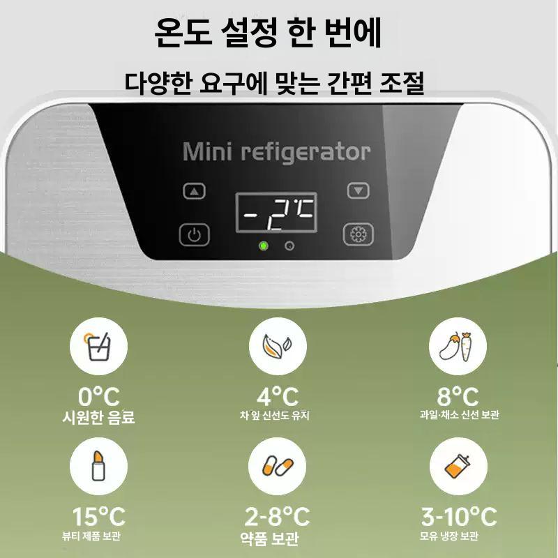 미니 냉장고 소형 냉동 냉장 가정용 차량용 사무실 학생용 10L 단일 기본 소형 냉동판 USB 케이블 이미지 6