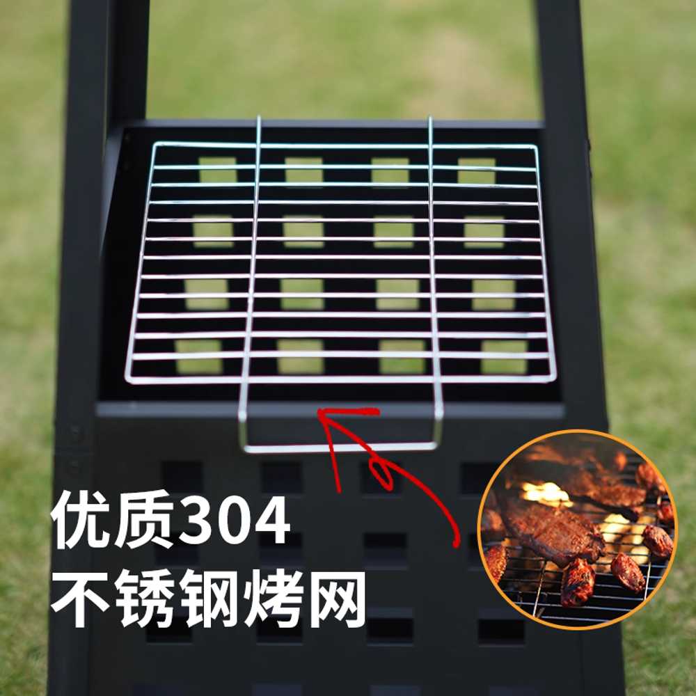 화목난로 댐퍼 카페 장작 우드 스토브 겨울 캠핑화덕 A세트 - 상세 이미지 3