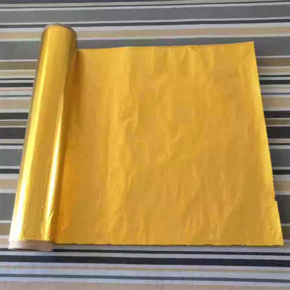 금박지 호일 대형 기념품 포장지 초콜렛 종이 골드 100매 10x10cm - 상세 이미지 2