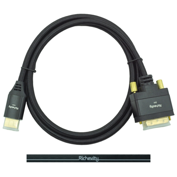 리체비티 HDMI to DVI 케이블 2.0v 1M - 상세 이미지 2