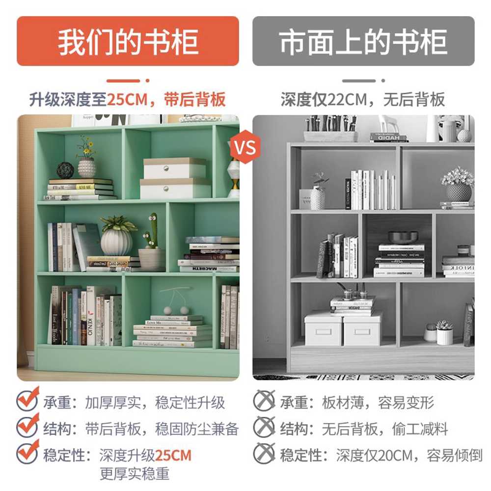 틈새 수납장 베란다 안방 슬림 렉 정리 사이드 서랍장 흰색 100x20x60 - 상세 이미지 4