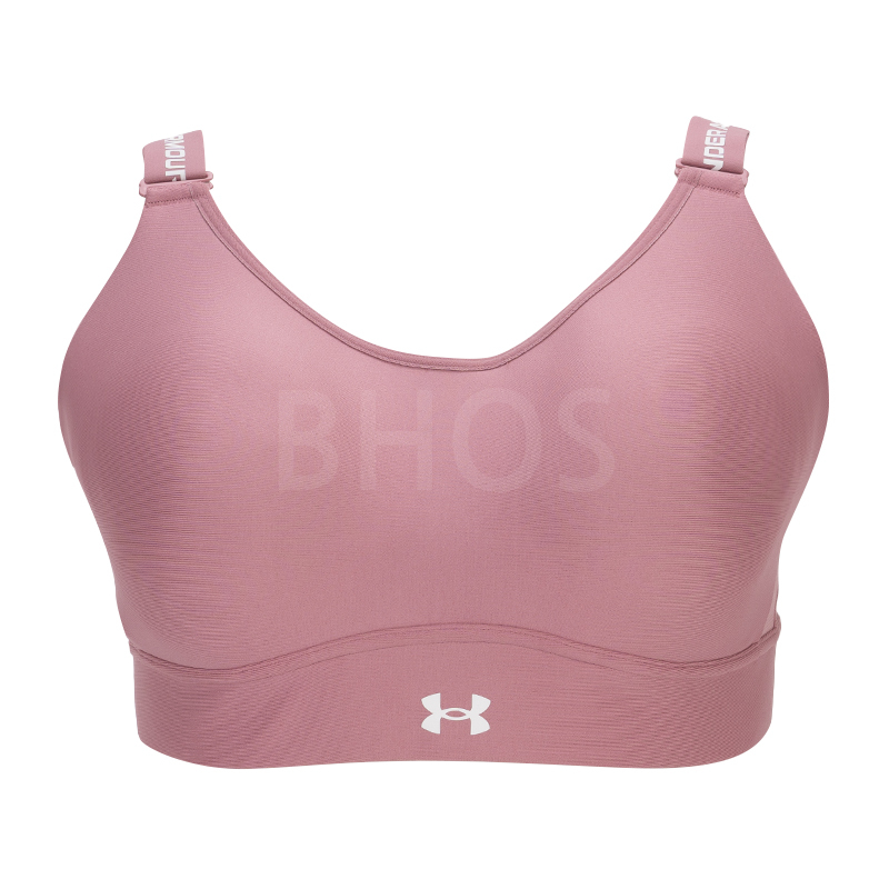 언더아머 UA Infinity 미드 2.0 Bra 핑크 여성