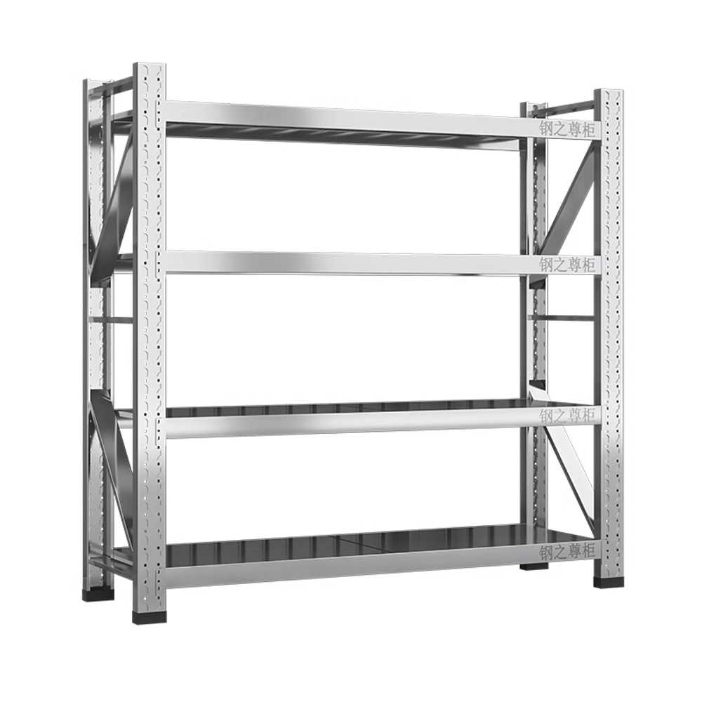 스테인레스 선반 보관 철제 다층 정리 다용도 정리대 1000x400x2000 550kg 4단 이미지 6