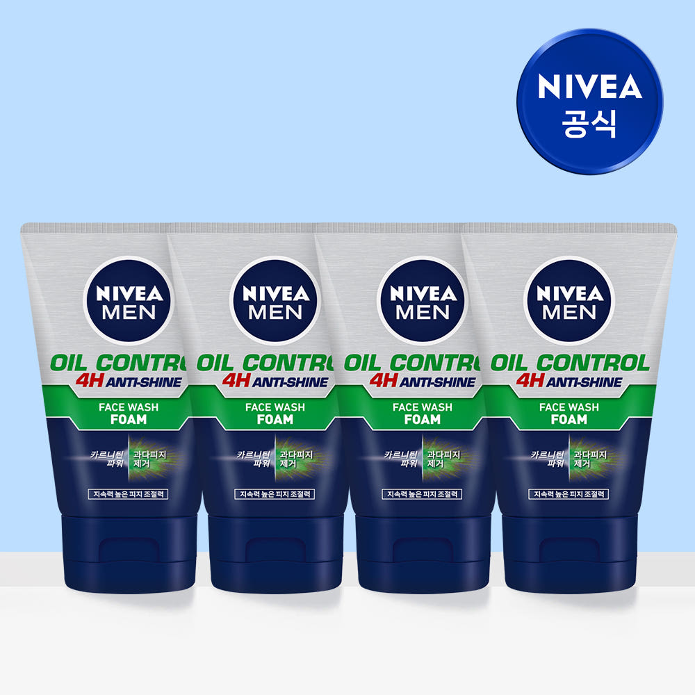 니베아 맨 오일 컨트롤 페이스 워시 클렌징폼 100g 4개 가격 추이 니베아 브랜드샵 니베아 맨 오일 컨트롤 페이스 워시 클렌징폼 100g 4개 - 최저가 12,000원