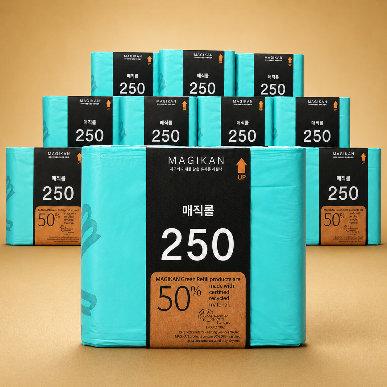 매직캔 리필봉투 250 매직롤 리필 10개입 21L 히포 스텔라 MH250 MJ250 호환