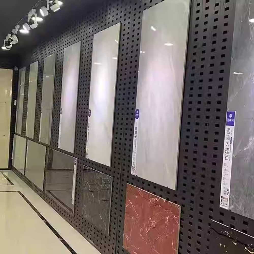 타공판 진열대 렉 거치대 매대 타일 전시대 받침대 100x250cm - 상세 이미지 4