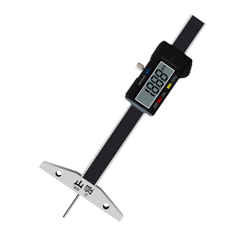 디지털 깊이 측정기 높이 게이지 도구 뎁스 고정밀 30mm (2.5mm 뾰족) - 상세 이미지 2