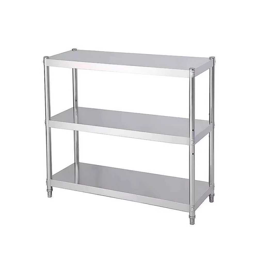업소용 작업대 주방 조리대 테이블 스텐 선반 식당 3단x70cm 60cm40cm - 상품 이미지