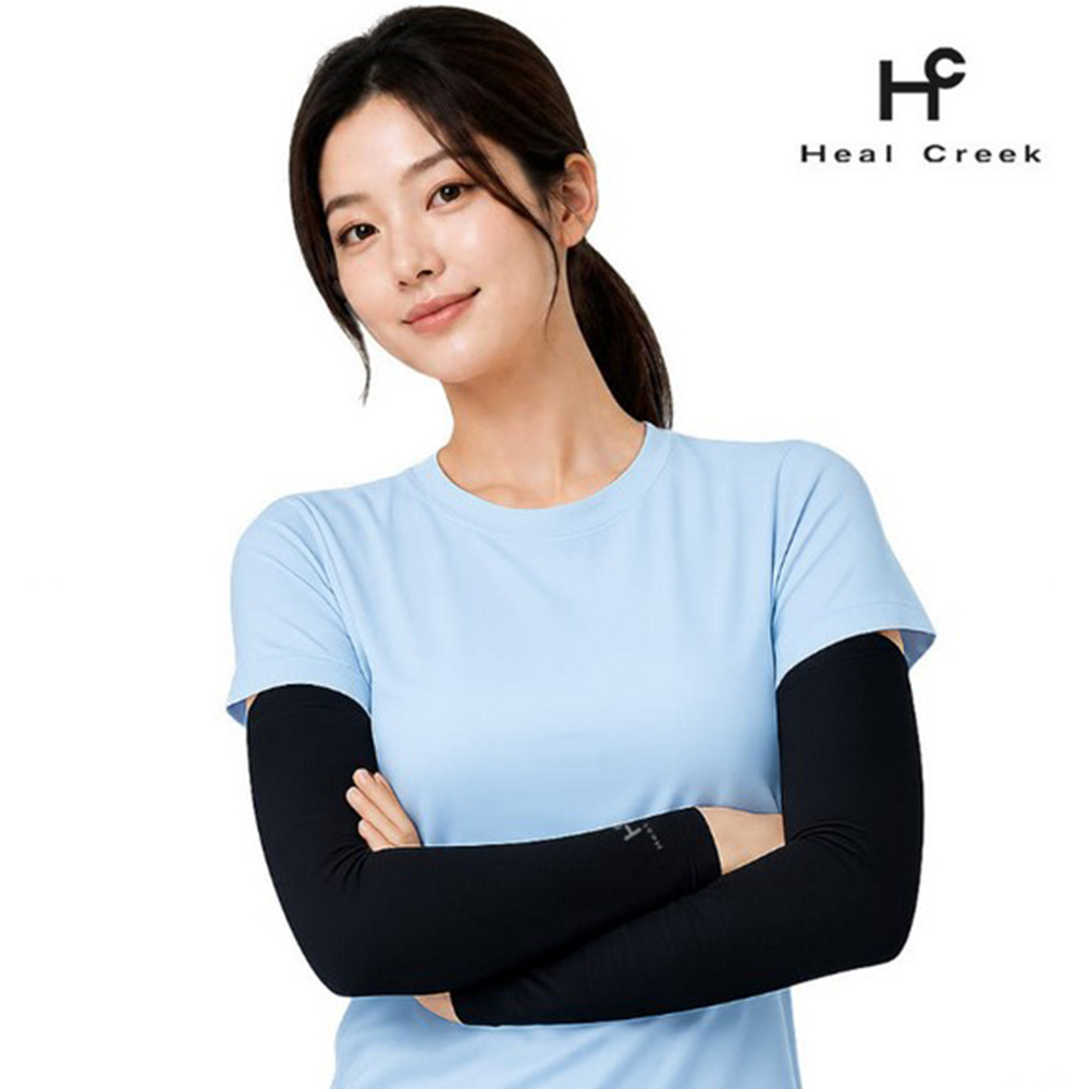 힐크릭 매직 밴드 스트라이프 쿨토시 UV차단 스포츠 냉감팔토시 이미지 6