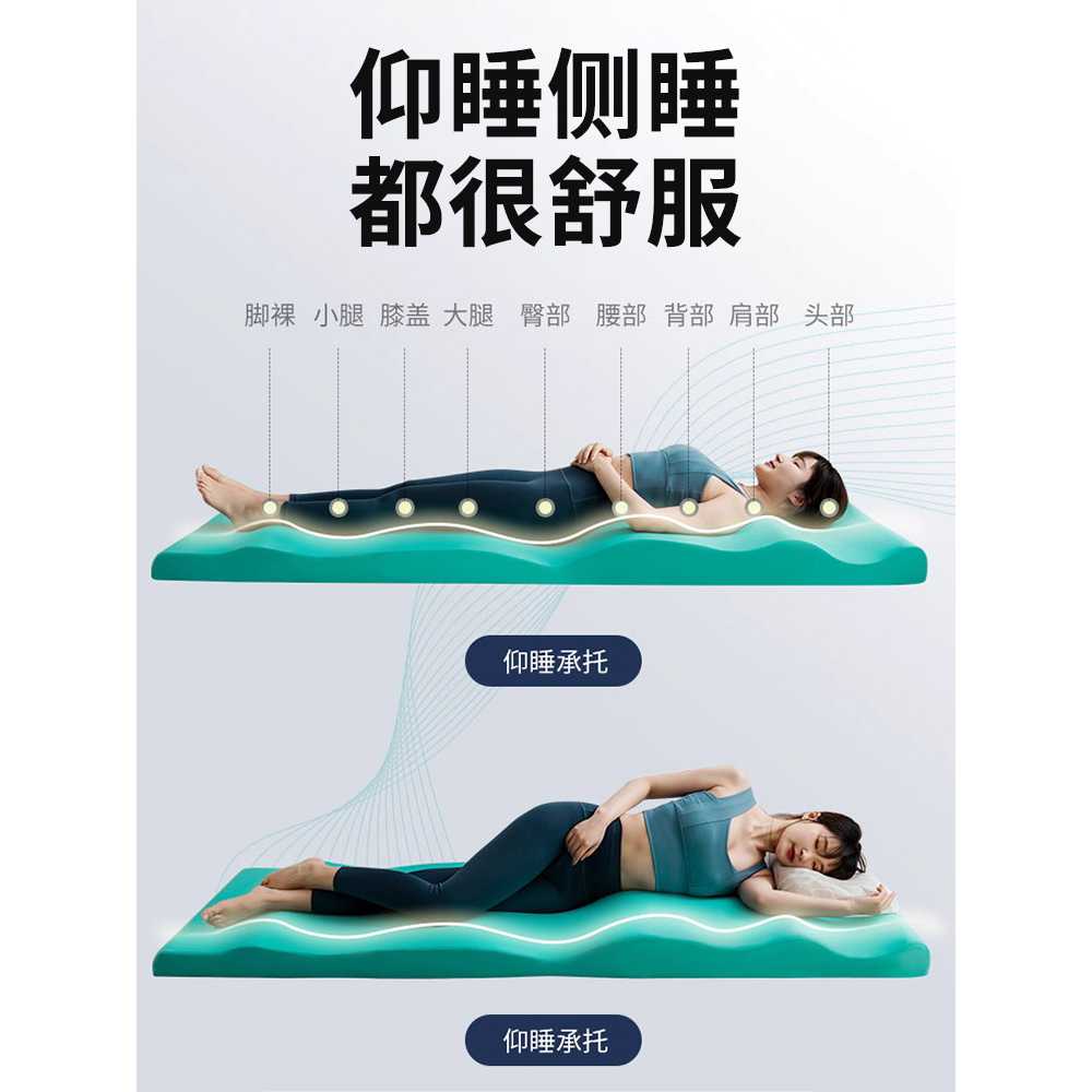 허리통증 매트리스 완화 척추 보호매트 바닥 수면 XXXS 146-150CM에 적합 - 상세 이미지 4