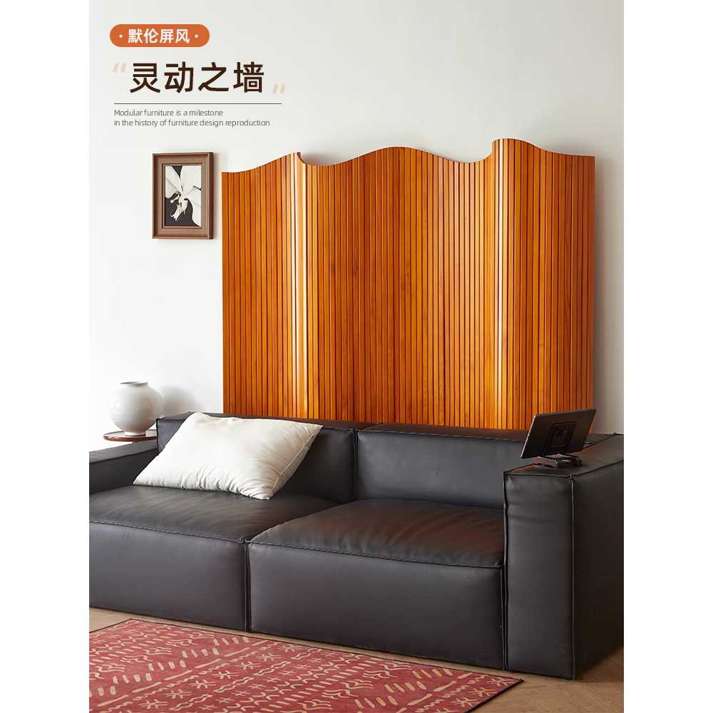 원목 파티션 공간분리 나무 간이벽 칸막이 룸디바이더 160x200cm - 상세 이미지 2
